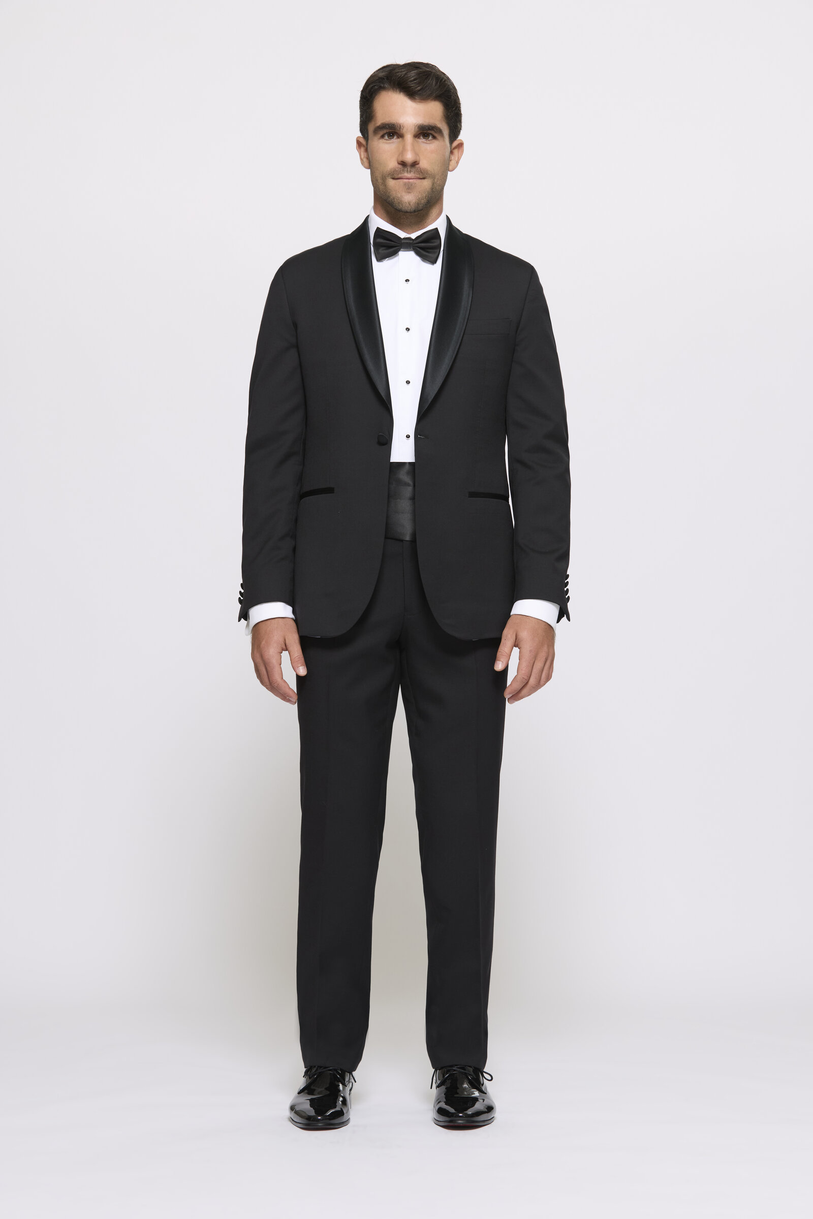 Black shawl collar tuxedo hire Sydney