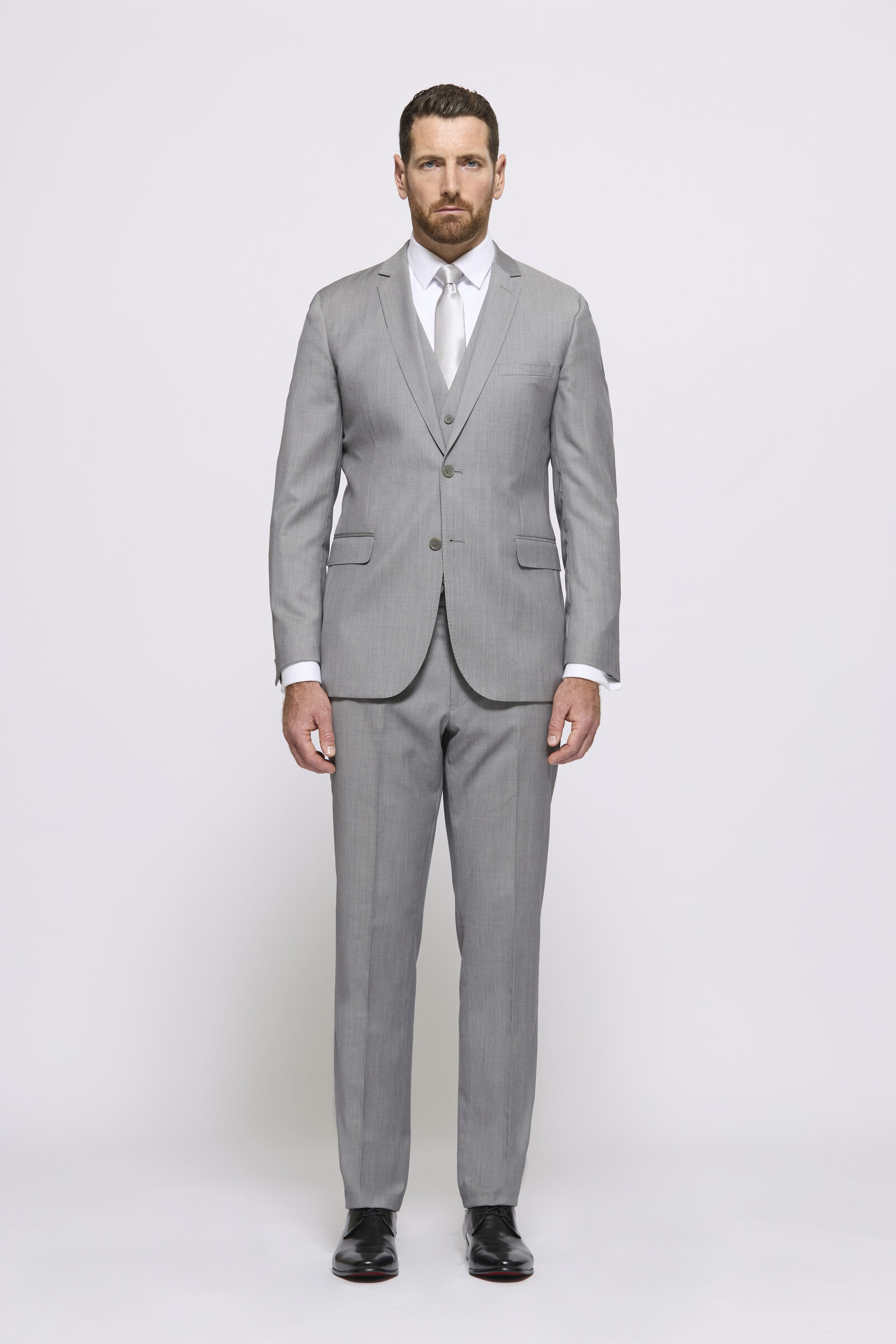 Grey lounge suit hire Sydney